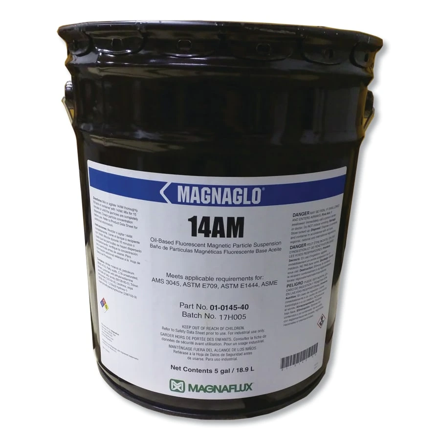 [387-01-0145-40] Magnaflux 14AM Fluorescent Magnetic Particle Bath - Premixed (5 Gallon)