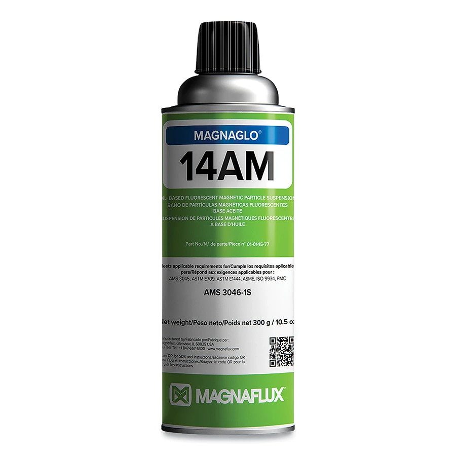 [387-01-0145-78] Magnaflux 14AM Fluorescent Magnetic Particle Bath - Aerosol (Case of 12 Cans)