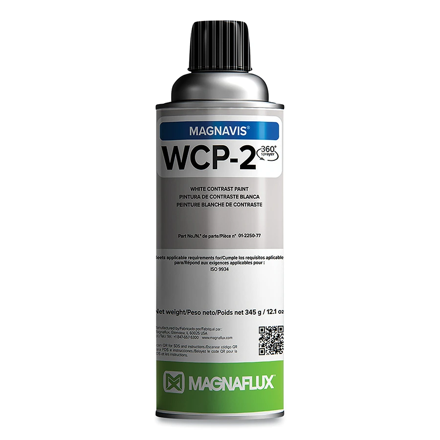 [387-01-2250-78] Magnaflux WCP-2 White Contrast Paint - Aerosol 12 oz (Case of 12)
