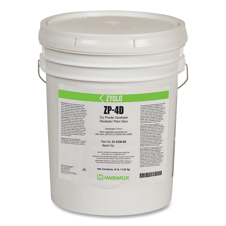 [387-01-3330-69] Magnaflux Zyglo ZP-4D Dry Powder Developer (10 LB Pail)