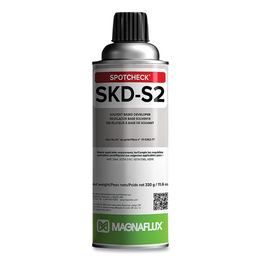 [387-01-5352-78] Magnaflux Spotcheck SKD-S2 Non-Chlorinated Developer - Aerosol 11.6 oz (Case of 12)
