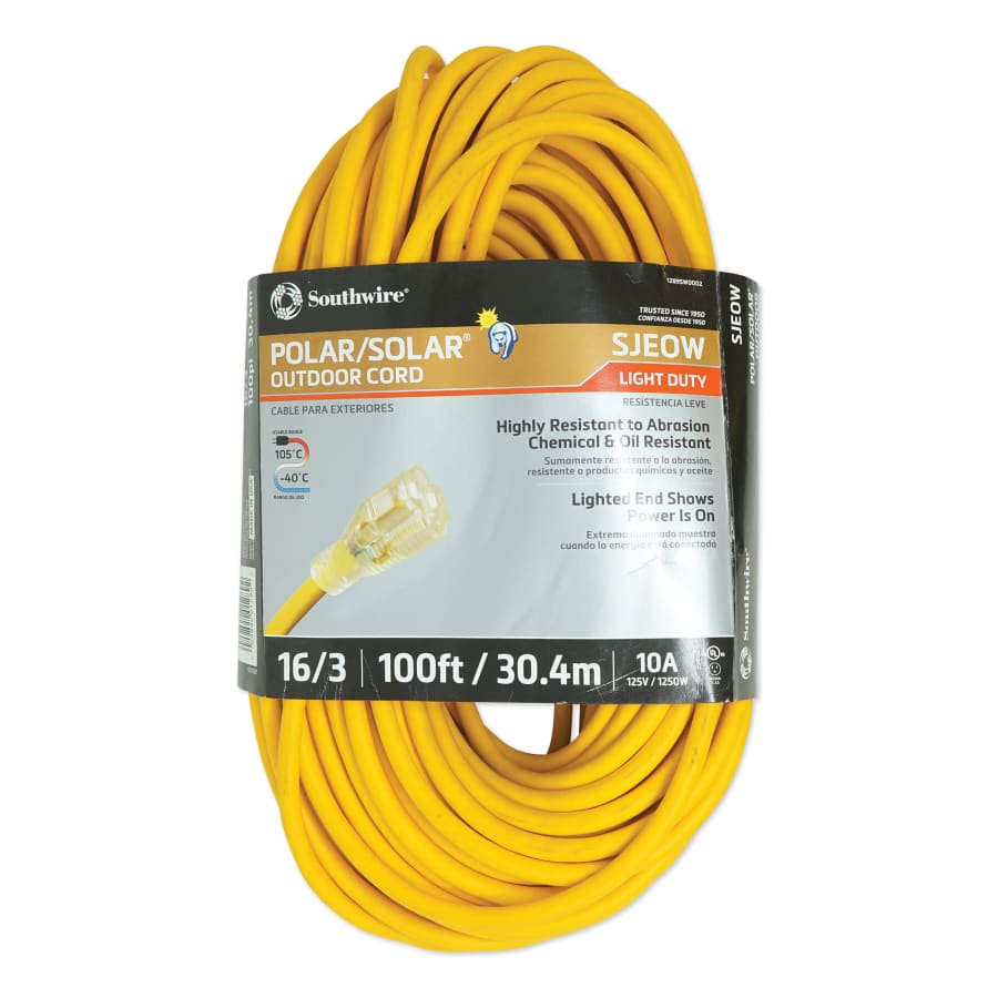 [172-01289] Southwire Polar/Solar Extension Cord - 100 ft