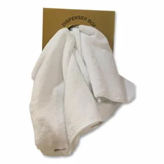 Reclaimed Wiping Product, White, 25 lb Compressed Box, T-Shirt