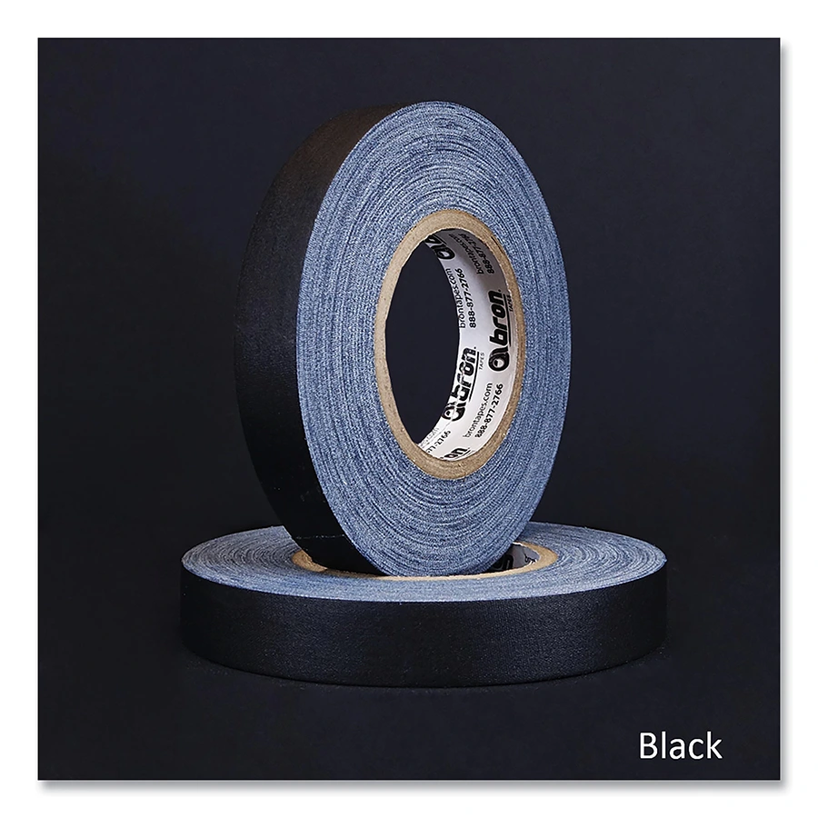 Professional Grade Gaffers Tape, BT-260, 1 in W x 50 yd L, 11.5 mil, Black