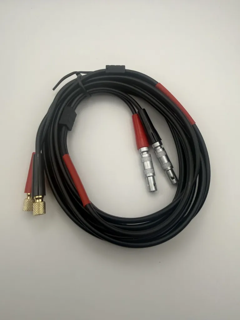Dual LEMO 00 to Microdot Cable 6ft
